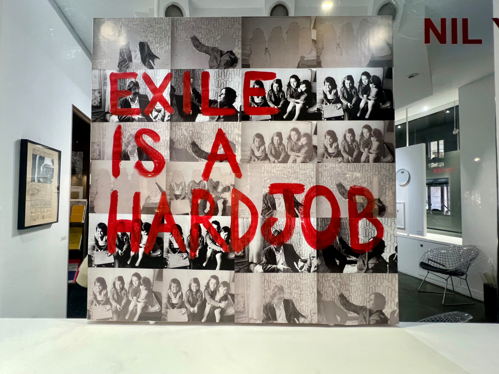 Nil Yalter Exile is a Hard Job galerie Berthet Aittouarès Paris Art Now