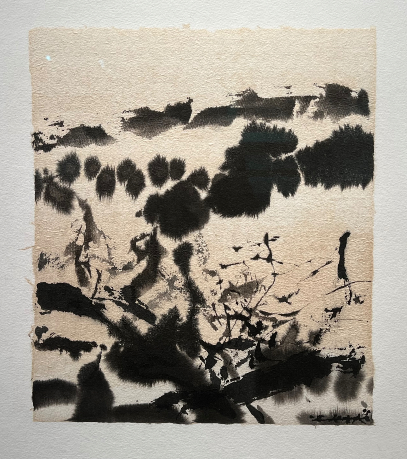 Zao Wou-Ki, Sans titre, 1995, galerie de la Présidence – Paris Art Now